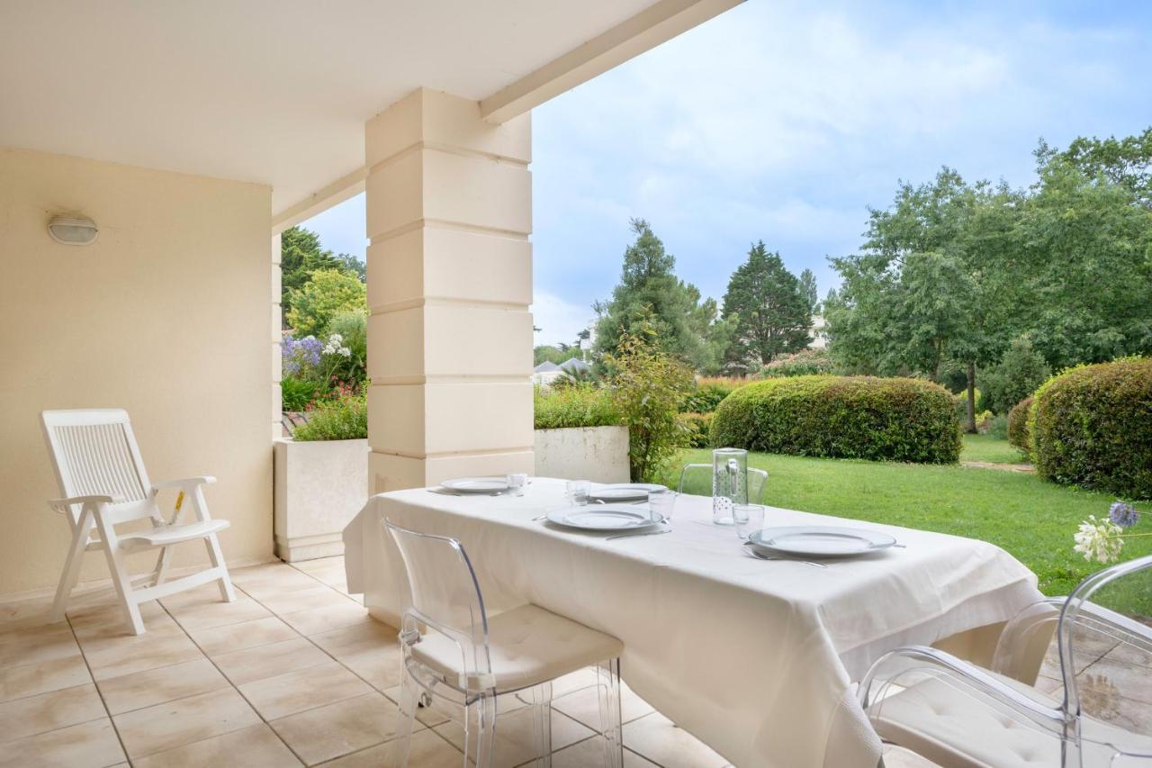 Appartement Dans Residence Avec Piscine Pour 6 Pornichet Buitenkant foto