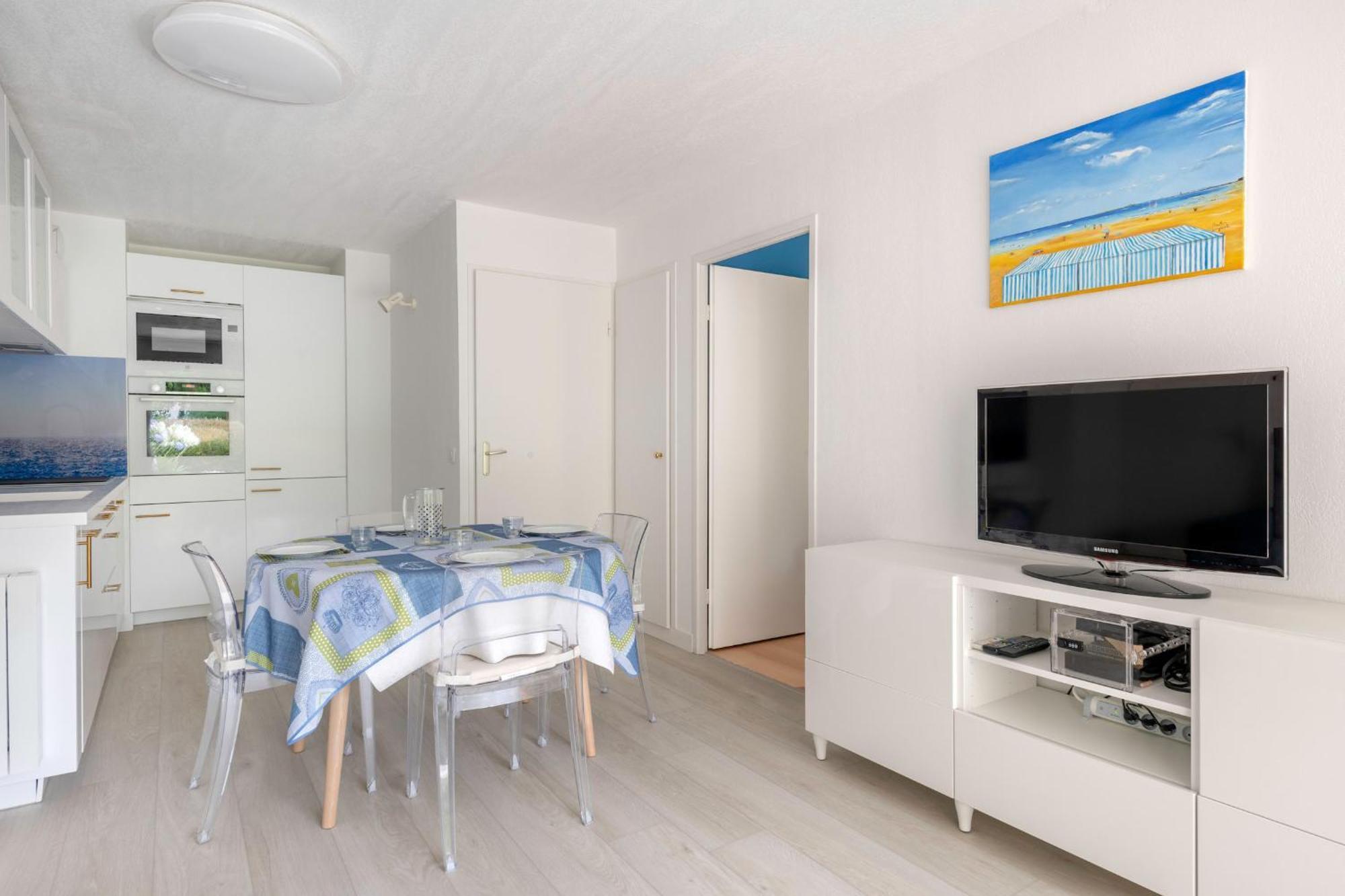Appartement Dans Residence Avec Piscine Pour 6 Pornichet Buitenkant foto